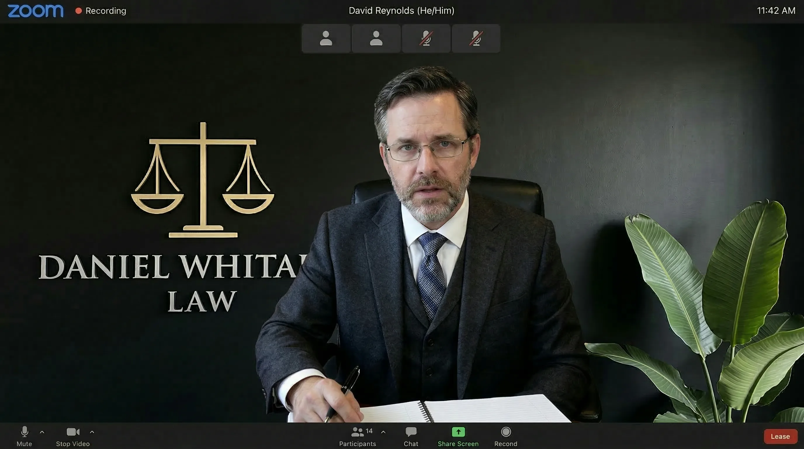 Daniel Whitaker - Lawyer professional background
