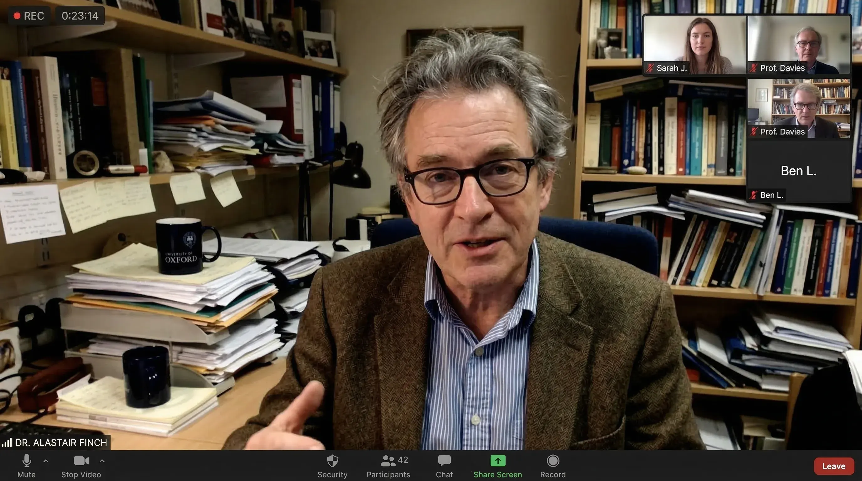 Prof. Adrian Holloway - before BackgroundPro